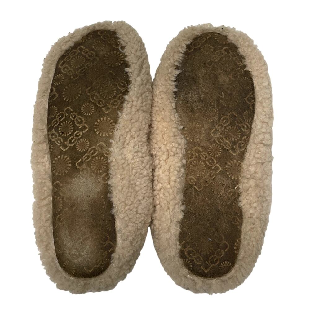 Ugg Womens Birche Slippers Shearling Ballet Flats Size 8 - Picture 5 of 5